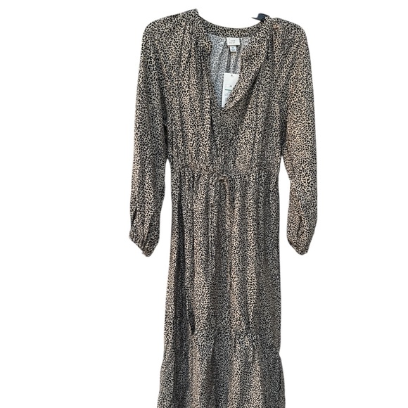 a new day Dresses & Skirts - a new day Animal Print Long Sleeve Dress